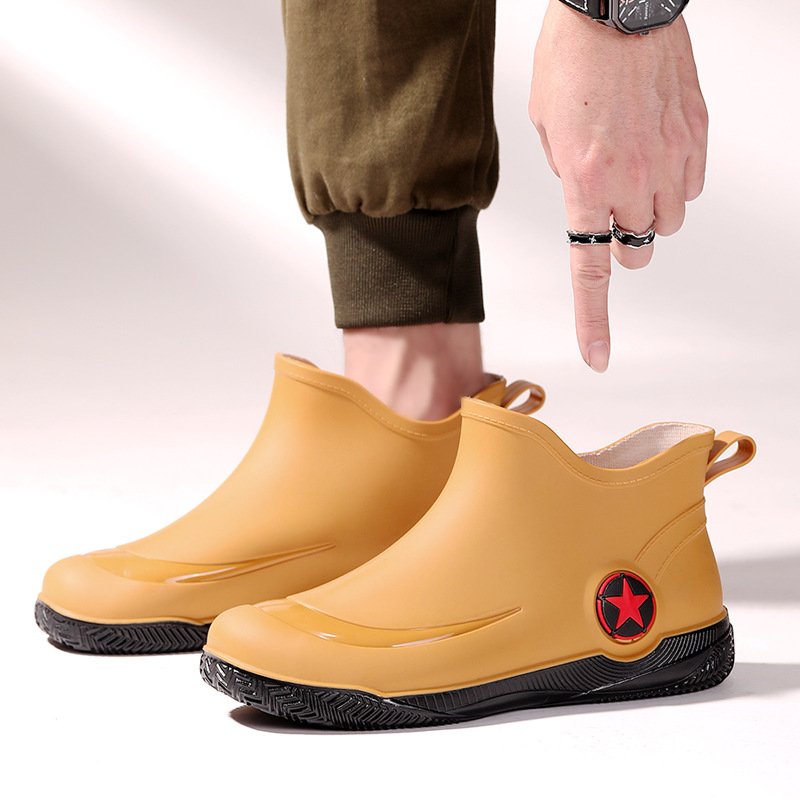 Stylish Short Rain Boots for Men and Women, Non-Slip, Waterproof - Image 2